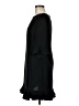 CeCe 100% Polyester Solid Black Casual Dress Size 6 - photo 5