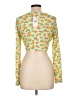 MNG Yellow Long Sleeve Top Size L - photo 2