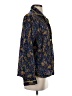 Jigsaw 100% Modal Paisley Blue Long Sleeve Blouse Size S - photo 4
