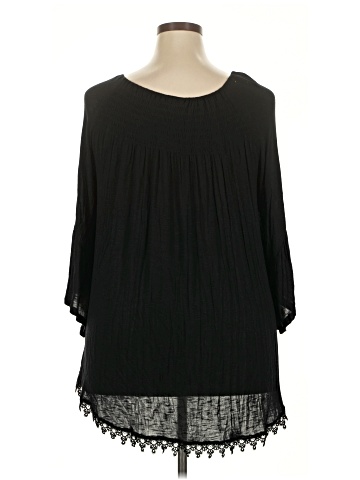 Eyeshadow 3/4 Sleeve Blouse (view 2)