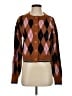 Maeve Argyle Brown Cardigan Size S - photo 1