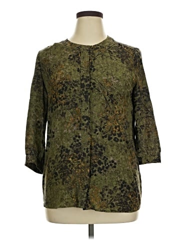 Banana Republic 3/4 Sleeve Silk Top (view 1)