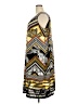 Catherines Graphic Yellow Cocktail Dress Size 3X - photo 5