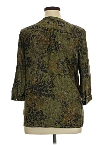 Banana Republic 3/4 Sleeve Silk Top (view 2)