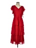 Julia Jordan 100% Polyester Polka Dots Red Casual Dress Size 4 - photo 1