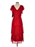 Julia Jordan 100% Polyester Polka Dots Red Casual Dress Size 4 - photo 2
