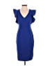 XOXO Solid Blue Cocktail Dress Size 3 - 4 - photo 1