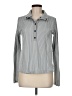 Athleta Stripes Gray Active T-Shirt Size M (estimated) - photo 1