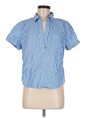 J.Crew Factory Store Short Sleeve Blouse (view 1)