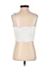 Zara 100% Polyester Silver Sleeveless Top Size S - photo 2