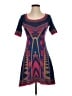Flying Tomato 100% Polyester Graphic Blue Casual Dress Size XS - photo 1