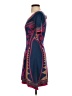 Flying Tomato 100% Polyester Graphic Blue Casual Dress Size XS - photo 5