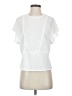Zara White Short Sleeve Blouse Size S - photo 1