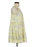 Juniper Blu 100% Rayon Paisley Yellow Casual Dress Size S - photo 4