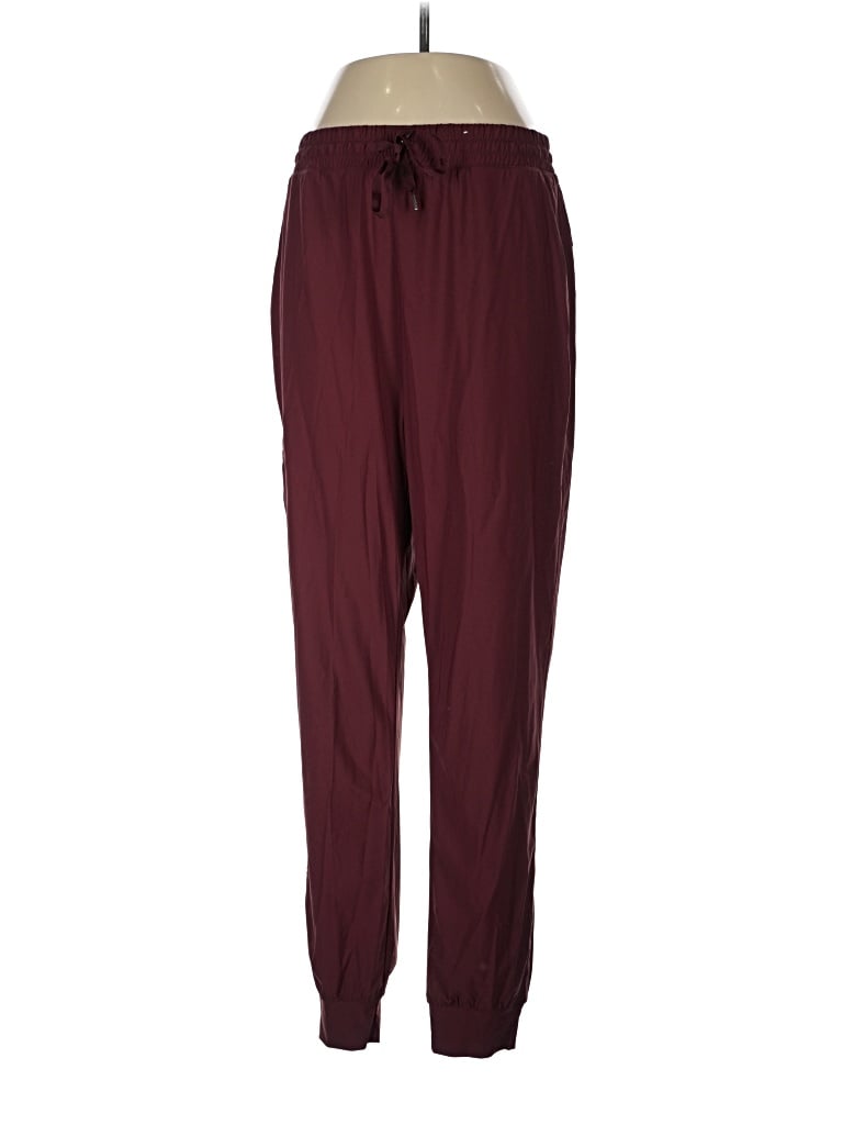 Pre-owned Active By Old Navy Casual Pants In Burgundy