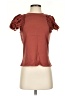 Express Burgundy Short Sleeve Top Size XS - photo 1