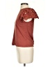 Express Burgundy Short Sleeve Top Size XS - photo 5