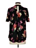 Maeve 100% Viscose Floral Black Short Sleeve Blouse Size S - photo 2