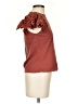 Express Burgundy Short Sleeve Top Size XS - photo 4