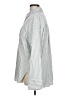 Max Studio Stripes Silver Long Sleeve Blouse Size L - photo 5