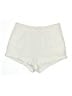 Unique Vintage 100% Cotton Ivory White Shorts Size 16 - photo 1