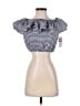 Seventeen Blue Short Sleeve Blouse Size XS - photo 1
