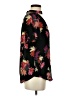 Maeve 100% Viscose Floral Black Short Sleeve Blouse Size S - photo 4