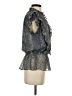 Sen 100% Polyester Animal Print Snake Print Blue Sleeveless Blouse Size Sm (1) - photo 4