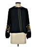 Vanessa Virginia Blue Long Sleeve Blouse Size S - photo 1