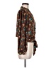 Zara Basic Floral Brown Long Sleeve Blouse Size M - photo 4