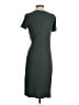Gap Solid Green Casual Dress Size XS - photo 2
