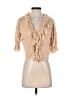 Zara Tan 3/4 Sleeve Blouse Size S - photo 1