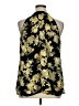 Torrid 100% Polyester Floral Gold Sleeveless Blouse Size 1X Plus (1) - photo 2