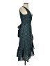 Tory Burch 100% Polyester Polka Dots Teal Cocktail Dress Size 4 - photo 4