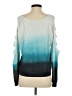 K. Jordan 100% Cotton Tie-dye Teal Sweatshirt Size S - photo 2