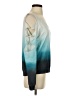 K. Jordan 100% Cotton Tie-dye Teal Sweatshirt Size S - photo 4