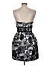 BCBGMAXAZRIA 100% Polyester Graphic Silver Cocktail Dress Size 8 - photo 2