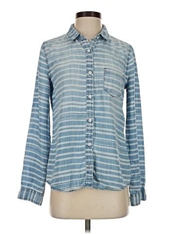 Life in Progress Long Sleeve Button-Down Shirt (view 1)