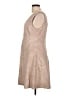 Line & Dot 100% Polyester Chevron-herringbone Tan Cocktail Dress Size L - photo 5
