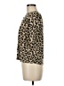 H&M 100% Viscose Animal Print Tan Short Sleeve Top Size 8 - 10 - photo 5