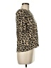 H&M 100% Viscose Animal Print Tan Short Sleeve Top Size 8 - 10 - photo 4