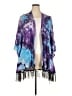 Hot Topic 100% Rayon Purple Kimono Size 2X - 3X (2) - photo 1