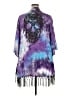 Hot Topic 100% Rayon Purple Kimono Size 2X - 3X (2) - photo 2