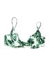 Zaful Tropical Green Swimsuit Top Size 4 - photo 1