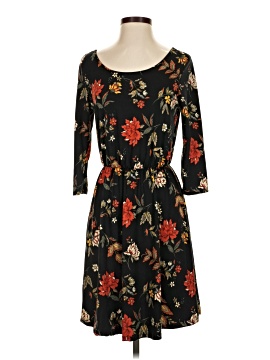 knee length formal dresses with sleeves Knee-Length Semi-Formal Short-Sleeve Dress main image 1
