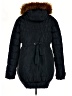 Kimi + Kai Maternity 100% Polyester Solid Black Snow Jacket Size M - photo 2