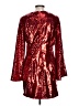 Unbranded 100% Polyester Red Cocktail Dress Size L - photo 2