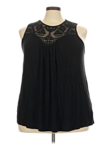 Green Envelope Sleeveless Blouse (view 1)