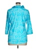 Melissa Odabash Teal Long Sleeve Top Size XL - photo 2