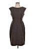 Connected Apparel Tweed Gray Cocktail Dress Size 10 Petite - photo 1